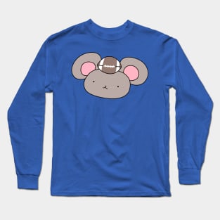 Football Mouse Face Long Sleeve T-Shirt